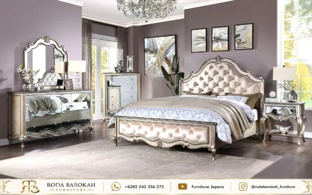 Jual Set Tempat Tidur Mewah Klasik Desain Modern Elegan