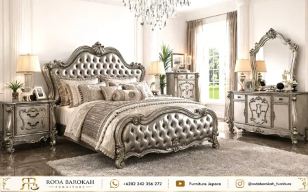 Set Kamar Tempat Tidur Mewah Style Elegan Full Set