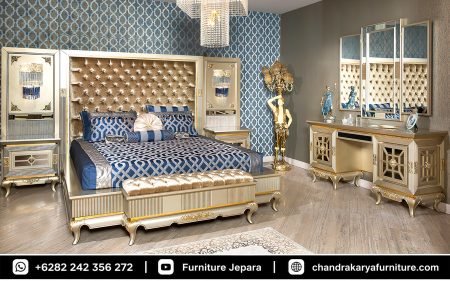 Set Kamar Tidur Mewah Klasik European Style Royal