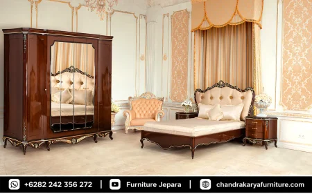 Set Kamar Tidur Mewah Klasik Jepara Royal Sultan Series
