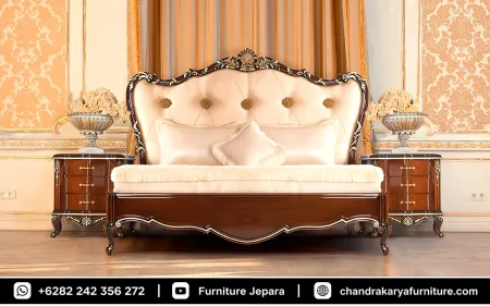 Set Kamar Tidur Mewah Klasik Jepara Royal Sultan Series