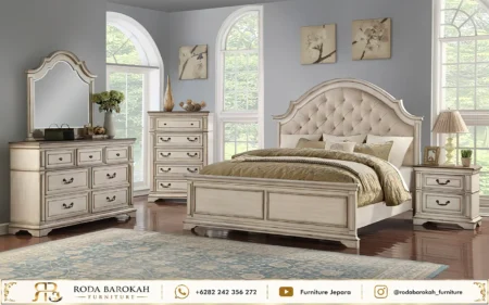 Set Kamar Tidur Style Mewah American Farmhouse Shabby Chic