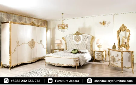 Set Kamar Tidur Ukiran Mewah Sultan Grand European Empire