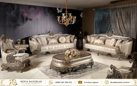 Sofa Ruang Tamu Mewah Klasik Style Eropa Luxury