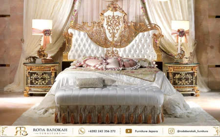 Tempat Tidur Mewah Klasik Venetian King Size Ottoman