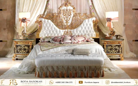 Tempat Tidur Mewah Klasik Venetian King Size Ottoman