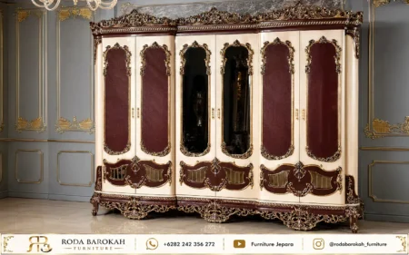 Model Kamar Tidur Klasik Nuansa Pearl Rose Gold