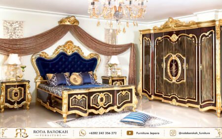 Model Kamar Tidur Ukiran Mewah Royal Baroque Mebel Jepara