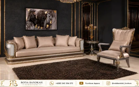 Model Set Sofa Tamu Ukiran Kayu Jepara Sultan Luxury