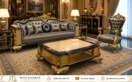 Set Sofa Tamu Ukiran Mewah Kayu Jepara Sultan Luxury