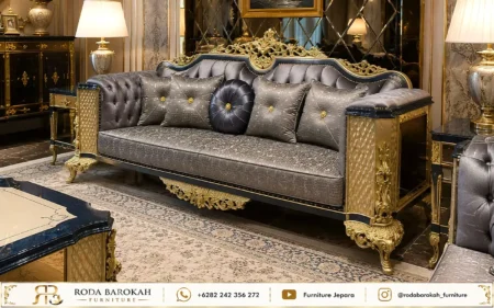 Set Sofa Tamu Ukiran Mewah Kayu Jepara Sultan Luxury